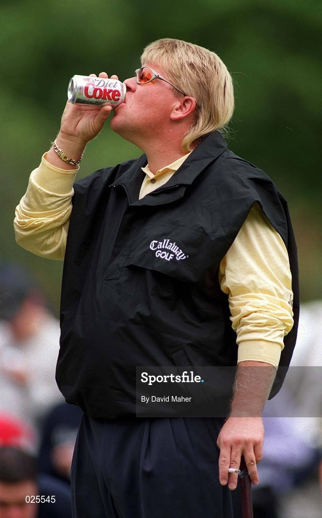 30 June 1999; John Daly during the Pro Am ahead of the Murphy's Irish Open at Druids Glen Golf Resort in Wicklow. Photo by David Maher/Sportsfile