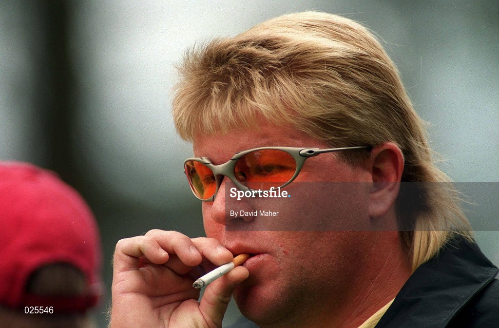 30 June 1999; John Daly during the Pro Am ahead of the Murphy's Irish Open at Druids Glen Golf Resort in Wicklow. Photo by David Maher/Sportsfile