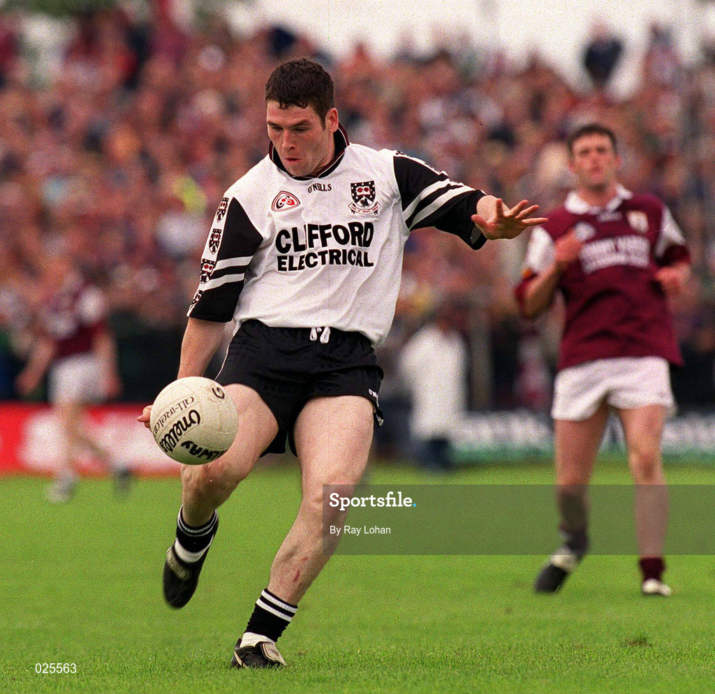 27 June 1999; John McPartland of Sligo during the Connacht Senior Football Championship Semi-Final match between Sligo and Galway at Markievicz Park in Sligo. Photo by Ray Lohan/Sportsfile