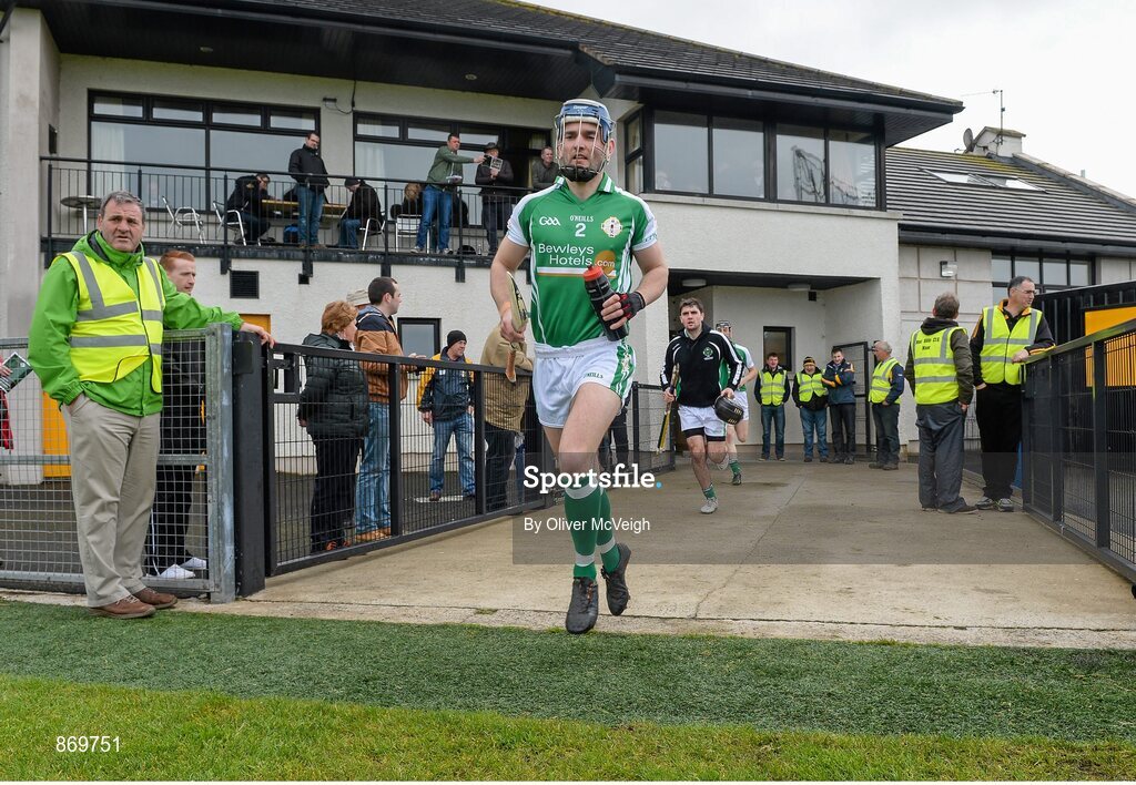 11 May 2014; Christopher McAlinden, London, runs onto the field. GAA All-Ireland Senior Hurling Championship Qualifier Group, Round 3, Antrim v London, Ballycastle, Co. Antrim. Picture credit: Oliver McVeigh / SPORTSFILE