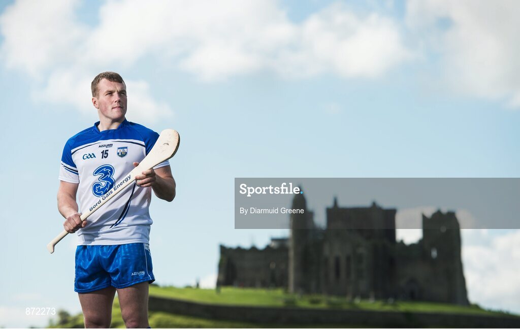 27 May 2014; U-21 hurling star Jake Dillon, Waterford, pictured at the launch of the 2014 Bord Gáis Energy GAA Hurling U-21 All-Ireland Championship at the Rock of Cashel. The Championship gets under way tonight, Wednesday, 28th May when Dublin face Laois in Parnell Park at 7.30pm. For all the latest Championship news, fixtures and results visit www.BGEu21.ie. Rock of Cashel, Cashel, Co. Tipperary. Picture credit: Diarmuid Greene / SPORTSFILE