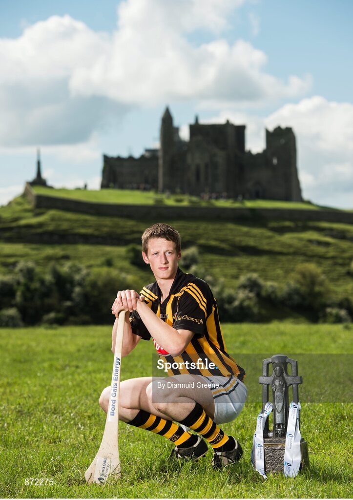 27 May 2014; U-21 hurling star Tom Aylward, Kilkenny, pictured at the launch of the 2014 Bord Gáis Energy GAA Hurling U-21 All-Ireland Championship at the Rock of Cashel. The Championship gets under way tonight, Wednesday, 28th May when Dublin face Laois in Parnell Park at 7.30pm. For all the latest Championship news, fixtures and results visit www.BGEu21.ie. Rock of Cashel, Cashel, Co. Tipperary. Picture credit: Diarmuid Greene / SPORTSFILE