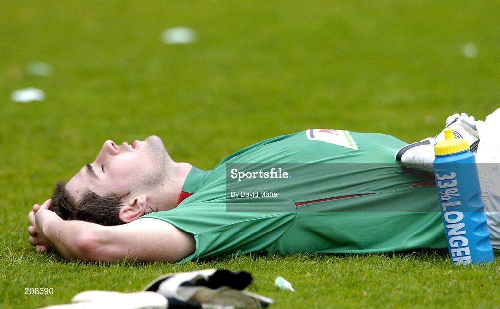 6 May 2006; A dejected Willo McDonagh, Glentoran, at the end of the game. Nationwide Irish Cup final, Glentoran v Linfield, Windsor Park, Belfast. Picture credit: David Maher / SPORTSFILE