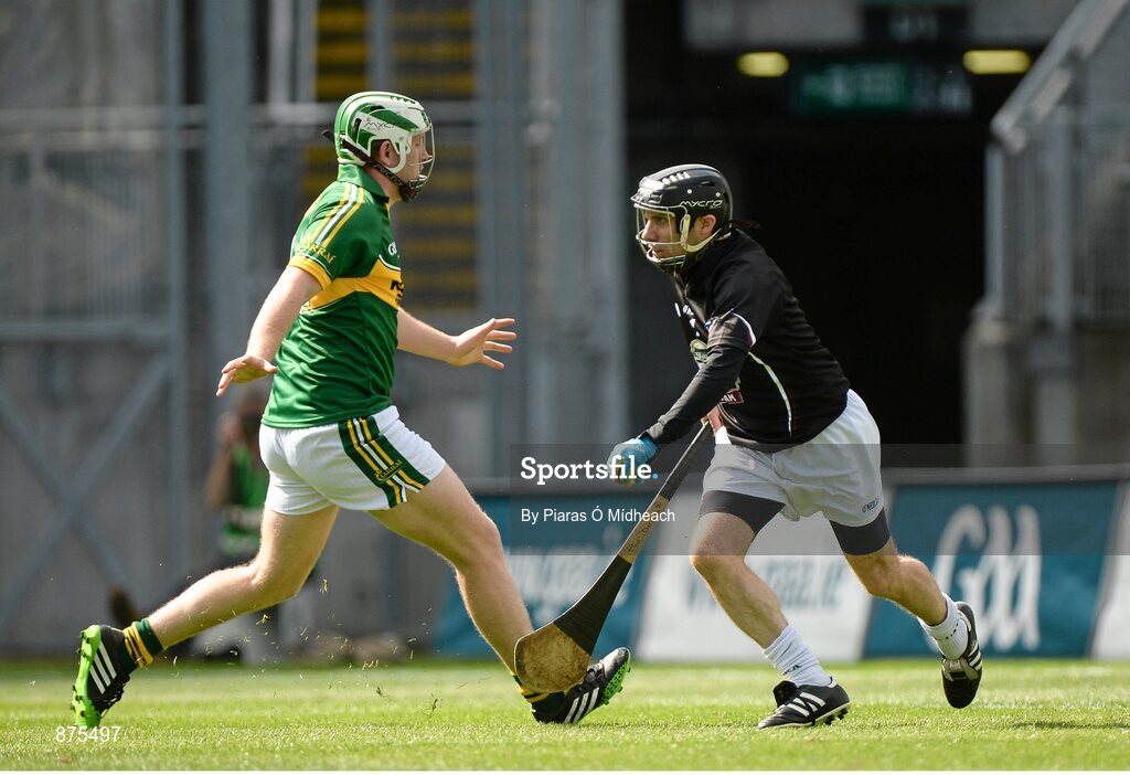 7 June 2014; Paul Dermody, Kildare, in action against Pádraig Boyle, Kerry. Christy Ring Cup Final, Kerry v Kildare, Croke Park, Dublin. Picture credit: Piaras Ó Mídheach / SPORTSFILE