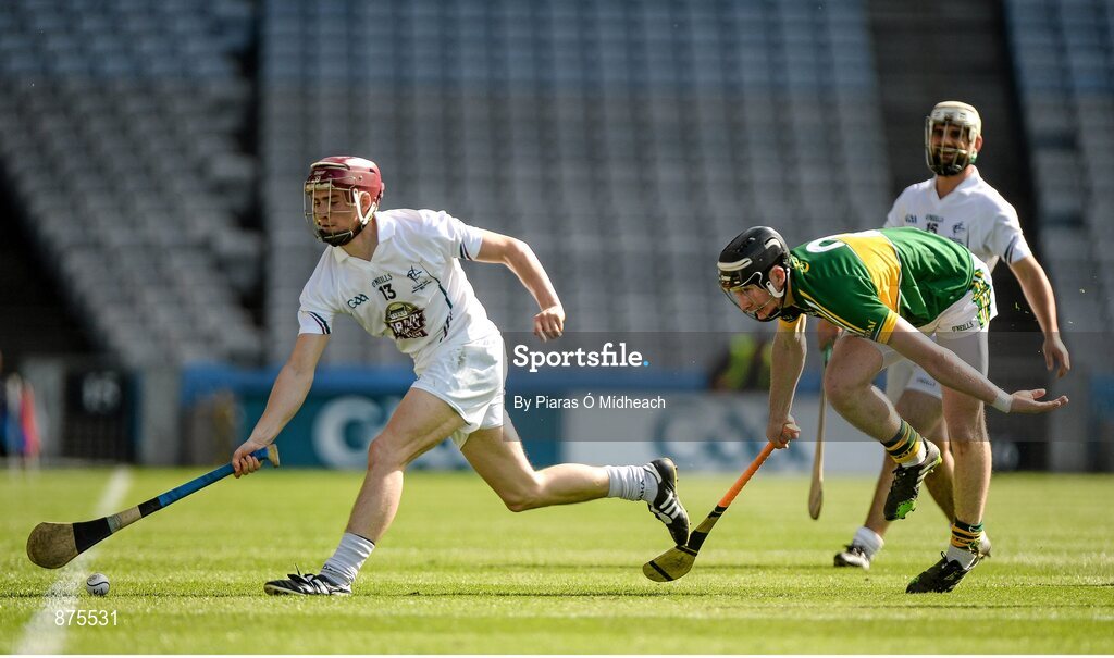 7 June 2014; Gerry Keegan, Kildare, in action against Bryan Murphy, Kerry. Christy Ring Cup Final, Kerry v Kildare, Croke Park, Dublin. Picture credit: Piaras Ó Mídheach / SPORTSFILE