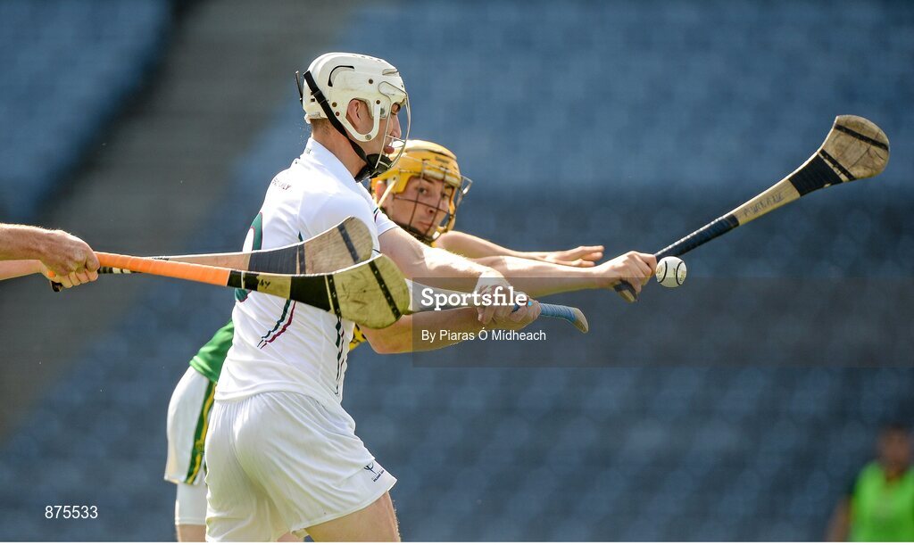 7 June 2014; Martin Fitzgerald, Kildare, in action against Tom Murnane, Kerry. Christy Ring Cup Final, Kerry v Kildare, Croke Park, Dublin. Picture credit: Piaras Ó Mídheach / SPORTSFILE