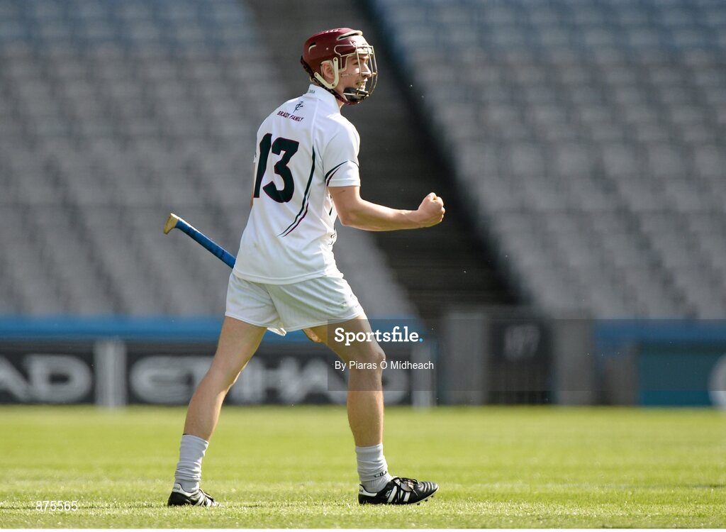 7 June 2014; Gerry Keegan, Kildare, celebrates scoring a point. Christy Ring Cup Final, Kerry v Kildare, Croke Park, Dublin. Picture credit: Piaras Ó Mídheach / SPORTSFILE