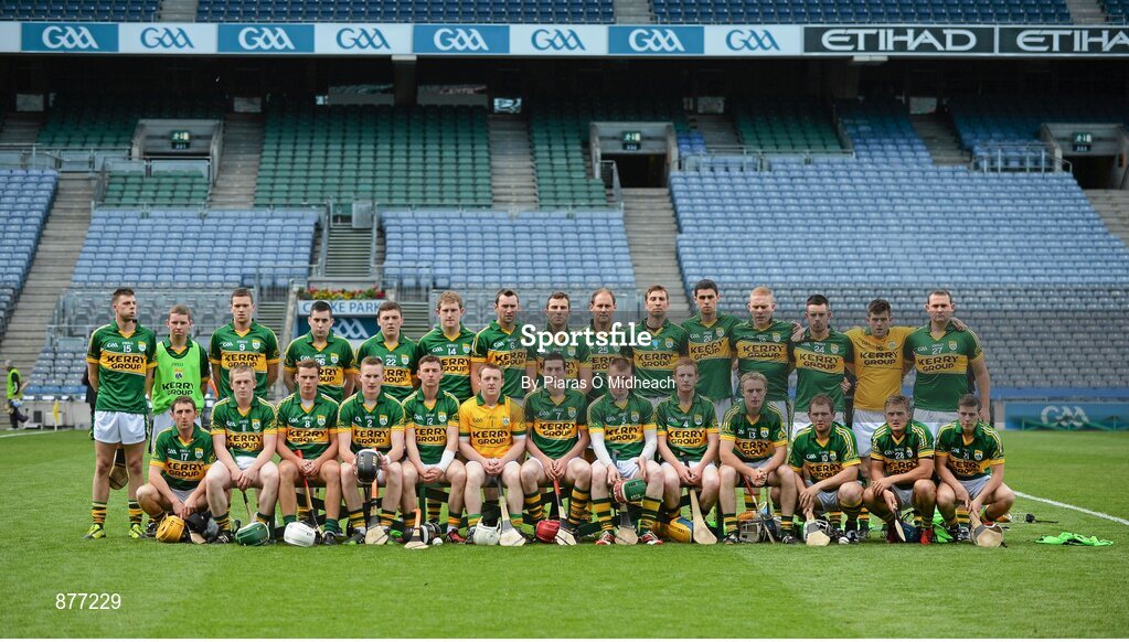 7 June 2014; The Kerry squad. Christy Ring Cup Final, Kerry v Kildare, Croke Park, Dublin. Picture credit: Piaras Ó Mídheach / SPORTSFILE