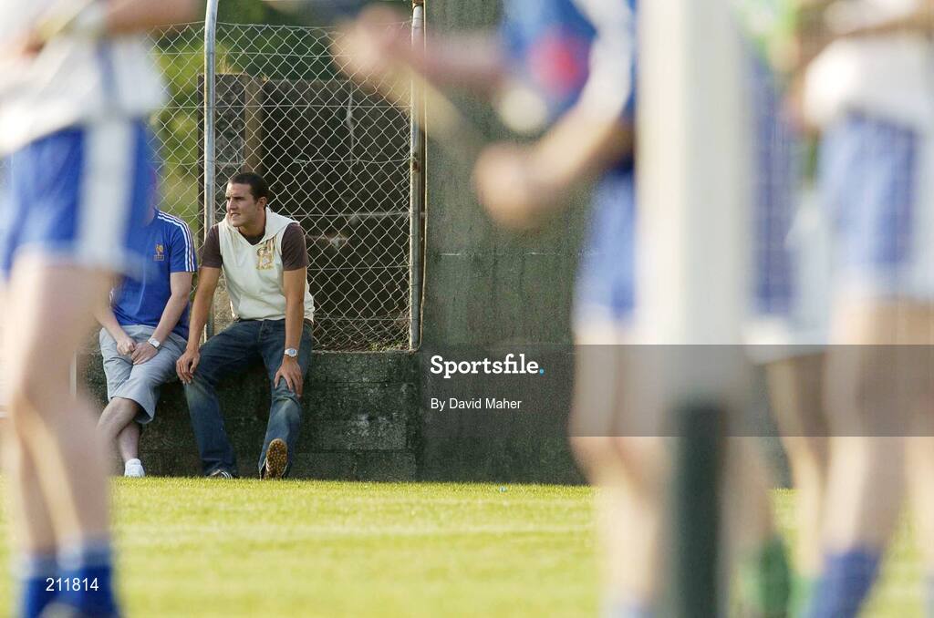 13 July 2006; Manchester United and Republic of Ireland International John O'Shea watches the game. Munster Under 21 Hurling Championship, Quarter final, Waterford v Limerick. Fraher Field, Dungarvan, Co. Waterford. Picture credit; David Maher / SPORTSFILE