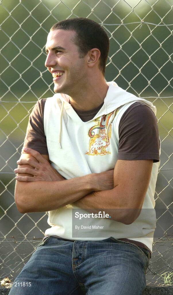 13 July 2006; Manchester United and Republic of Ireland International John O'Shea watches the game. Munster Under 21 Hurling Championship, Quarter final, Waterford v Limerick. Fraher Field, Dungarvan, Co. Waterford. Picture credit; David Maher / SPORTSFILE