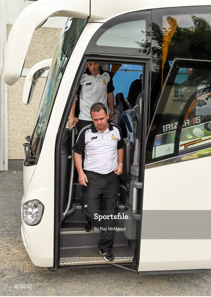 15 June 2014; Clare manager Davy Fitzgerald arrives before the game. Munster GAA Hurling Senior Championship, Semi-Final, Clare v Cork, Semple Stadium, Thurles, Co. Tipperary.
