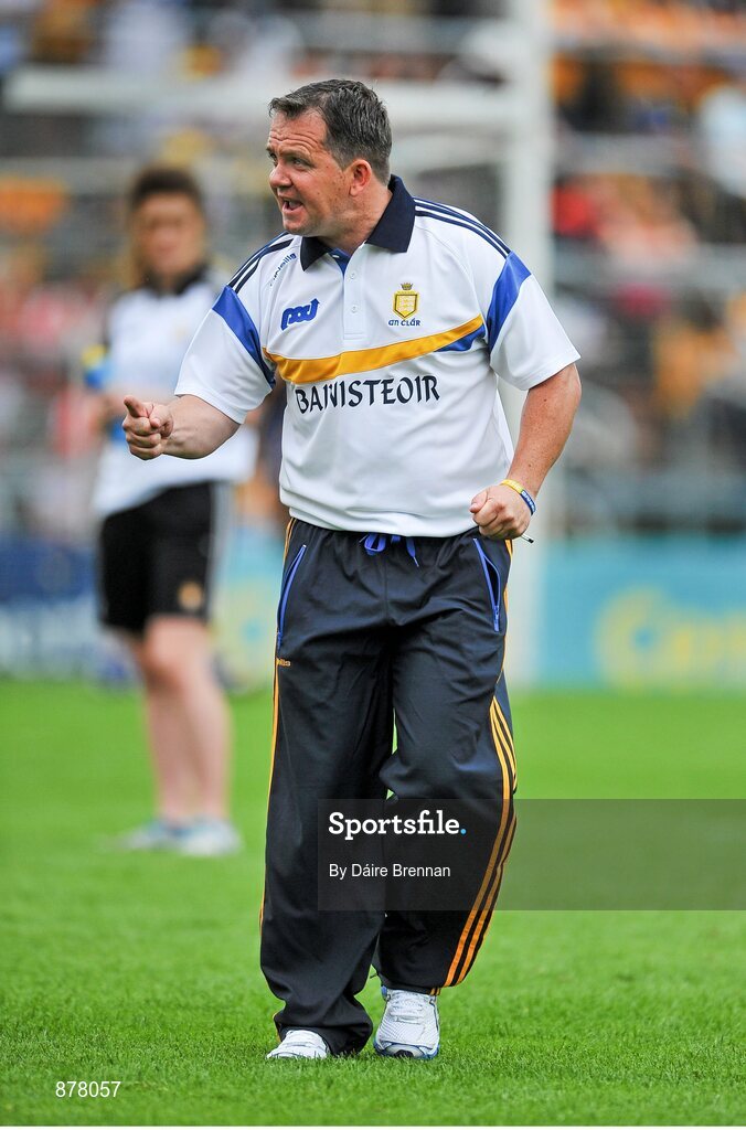 15 June 2014; Clare manager Davy Fitzgerald. Munster GAA Hurling Senior Championship, Semi-Final, Clare v Cork, Semple Stadium, Thurles, Co. Tipperary. Picture credit: Dáire Brennan / SPORTSFILE