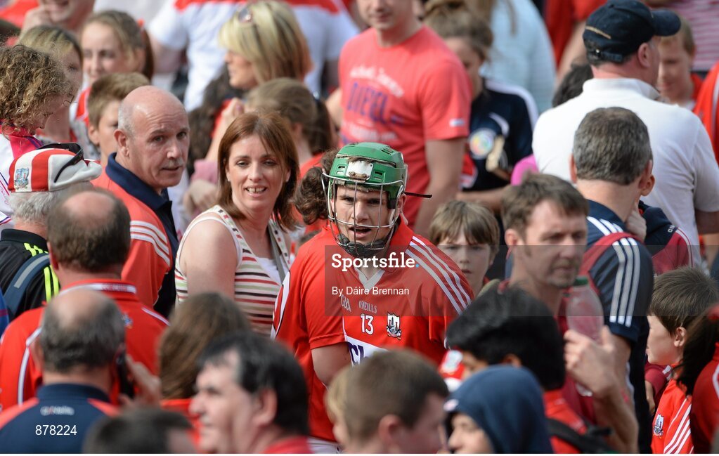 15 June 2014; Alan Cadogan, Cork, leaves the field after the game. Munster GAA Hurling Senior Championship, Semi-Final, Clare v Cork, Semple Stadium, Thurles, Co. Tipperary. Picture credit: Dáire Brennan / SPORTSFILE