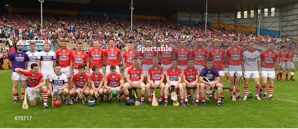 15 June 2014; The Cork panel. Munster GAA Hurling Senior Championship, Semi-Final, Clare v Cork, Semple Stadium, Thurles, Co. Tipperary.