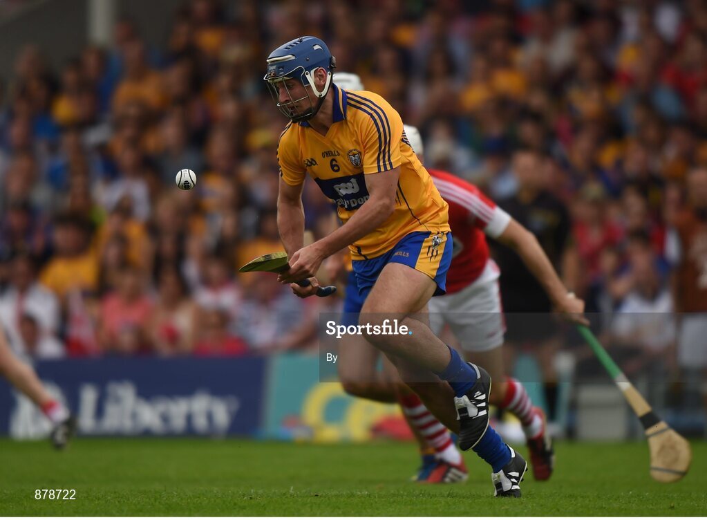 15 June 2014; Conor Ryan, Clare. Munster GAA Hurling Senior Championship, Semi-Final, Clare v Cork, Semple Stadium, Thurles, Co. Tipperary.