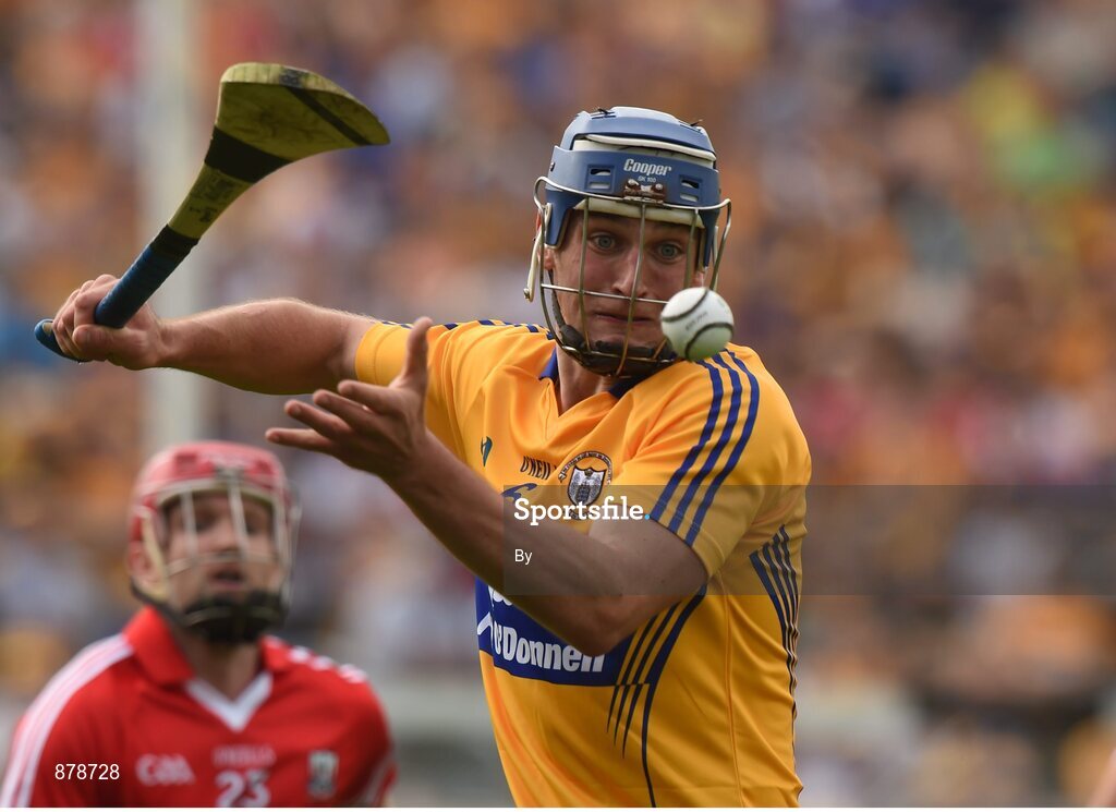 15 June 2014; Conor Ryan, Clare. Munster GAA Hurling Senior Championship, Semi-Final, Clare v Cork, Semple Stadium, Thurles, Co. Tipperary.
