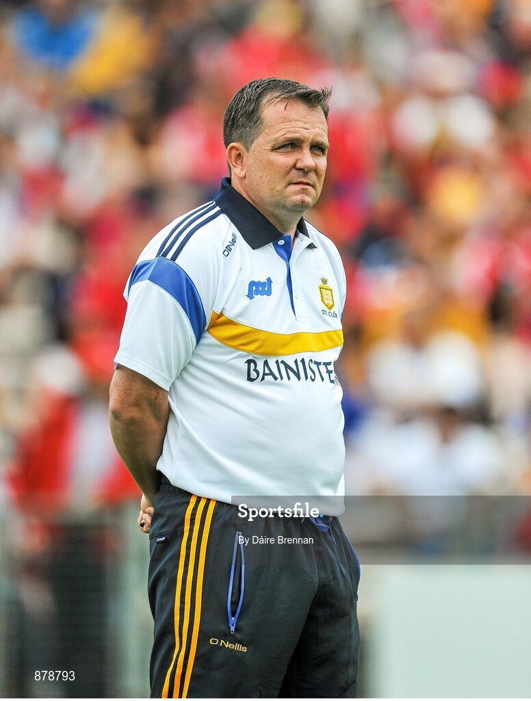15 June 2014; Clare manager Davy Fitzgerald. Munster GAA Hurling Senior Championship, Semi-Final, Clare v Cork, Semple Stadium, Thurles, Co. Tipperary. Picture credit: Dáire Brennan / SPORTSFILE