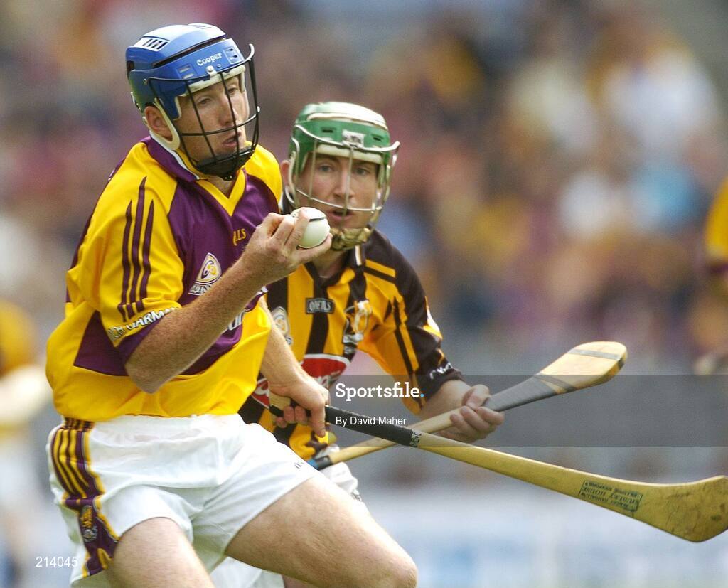 2 July 2006; Diarmuid Lyng, Wexford, in action against Eddie Brennan, Kilkenny. Guinness Leinster Senior Hurling Championship Final, Wexford v Kilkenny, Croke Park, Dublin. Picture credit: David Maher / SPORTSFILE