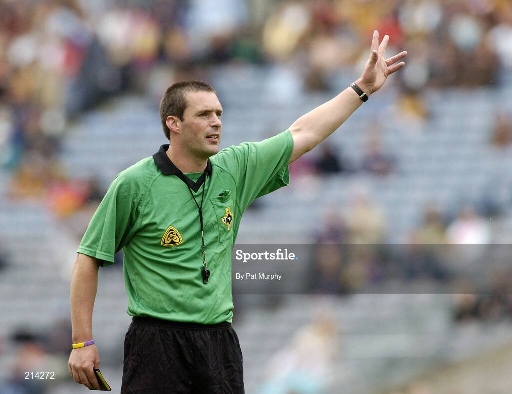 2 July 2006; James Owens, Referee. ESB Leinster Minor Hurling Championship Final, Carlow v Kilkenny, Croke Park, Dublin. Picture credit: Pat Murphy / SPORTSFILE