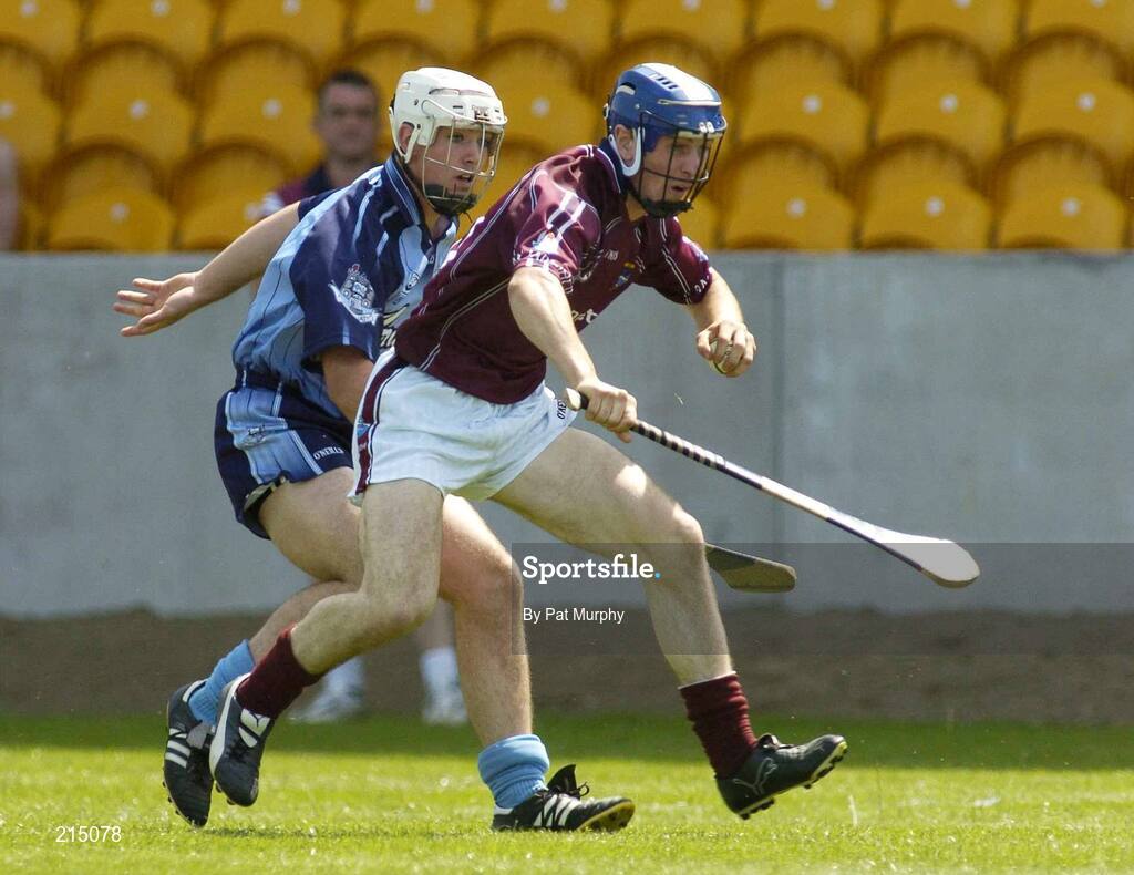 15 July 2006; Brian Smyth, Westmeath, in action against John McCaffrey, Dublin. Guinness Senior Hurling Championship, Relegation Final, Dublin v Westmeath, O'Connor Park, Tullamore, Co. Offaly. Picture credit: Pat Murphy / SPORTSFILE