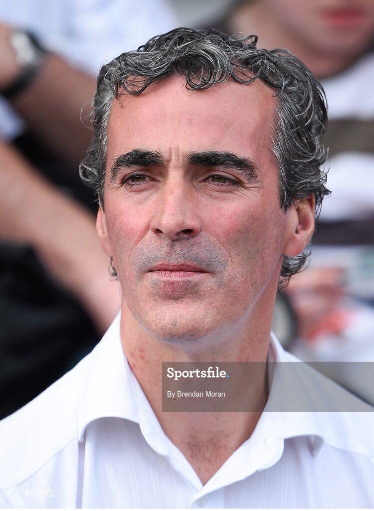 28 June 2014; Donegal manager Jim McGuinness in attendance at the game. Ulster GAA Football Senior Championship, Semi-Final, Armagh v Monaghan, St Tiernach's Park, Clones, Co. Monaghan. Picture credit: Brendan Moran / SPORTSFILE