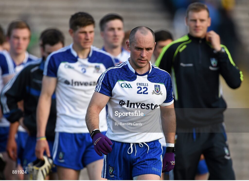 28 June 2014; Monaghan's Stephen Gollogly after the game. Ulster GAA Football Senior Championship, Semi-Final, Armagh v Monaghan, St Tiernach's Park, Clones, Co. Monaghan. Picture credit: Ramsey Cardy / SPORTSFILE