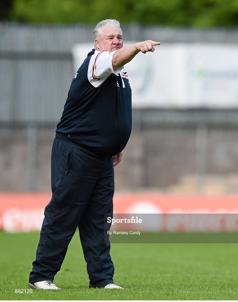 28 June 2014; Armagh manager Paul Grimley. Ulster GAA Football Senior Championship, Semi-Final, Armagh v Monaghan, St Tiernach's Park, Clones, Co. Monaghan. Picture credit: Ramsey Cardy / SPORTSFILE