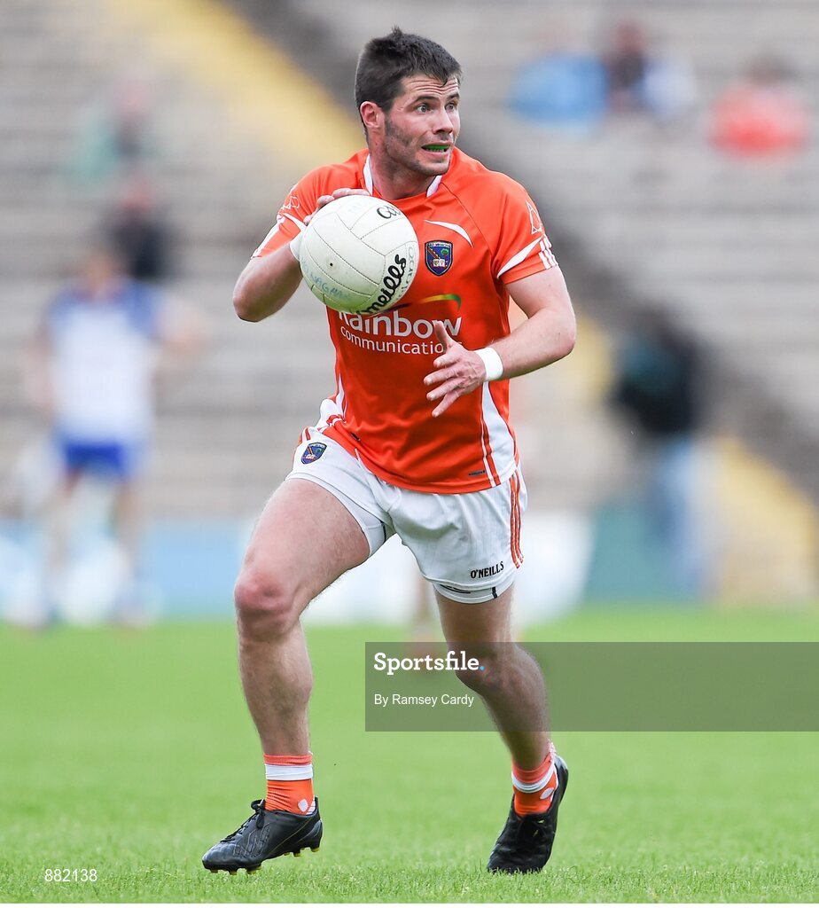 28 June 2014; Eugene McVerry, Armagh. Ulster GAA Football Senior Championship, Semi-Final, Armagh v Monaghan, St Tiernach's Park, Clones, Co. Monaghan. Picture credit: Ramsey Cardy / SPORTSFILE