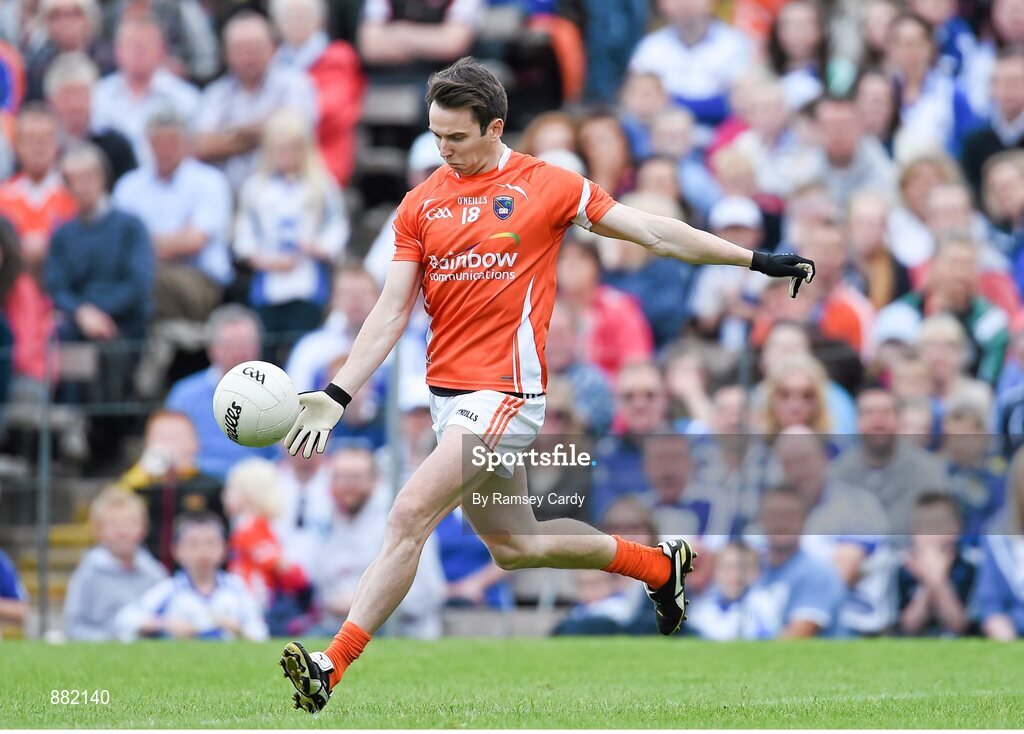 28 June 2014; Tony Kernan, Armagh. Ulster GAA Football Senior Championship, Semi-Final, Armagh v Monaghan, St Tiernach's Park, Clones, Co. Monaghan. Picture credit: Ramsey Cardy / SPORTSFILE