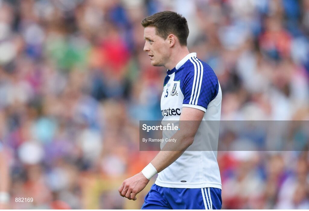 28 June 2014; Conor McManus, Monaghan. Ulster GAA Football Senior Championship, Semi-Final, Armagh v Monaghan, St Tiernach's Park, Clones, Co. Monaghan. Picture credit: Ramsey Cardy / SPORTSFILE