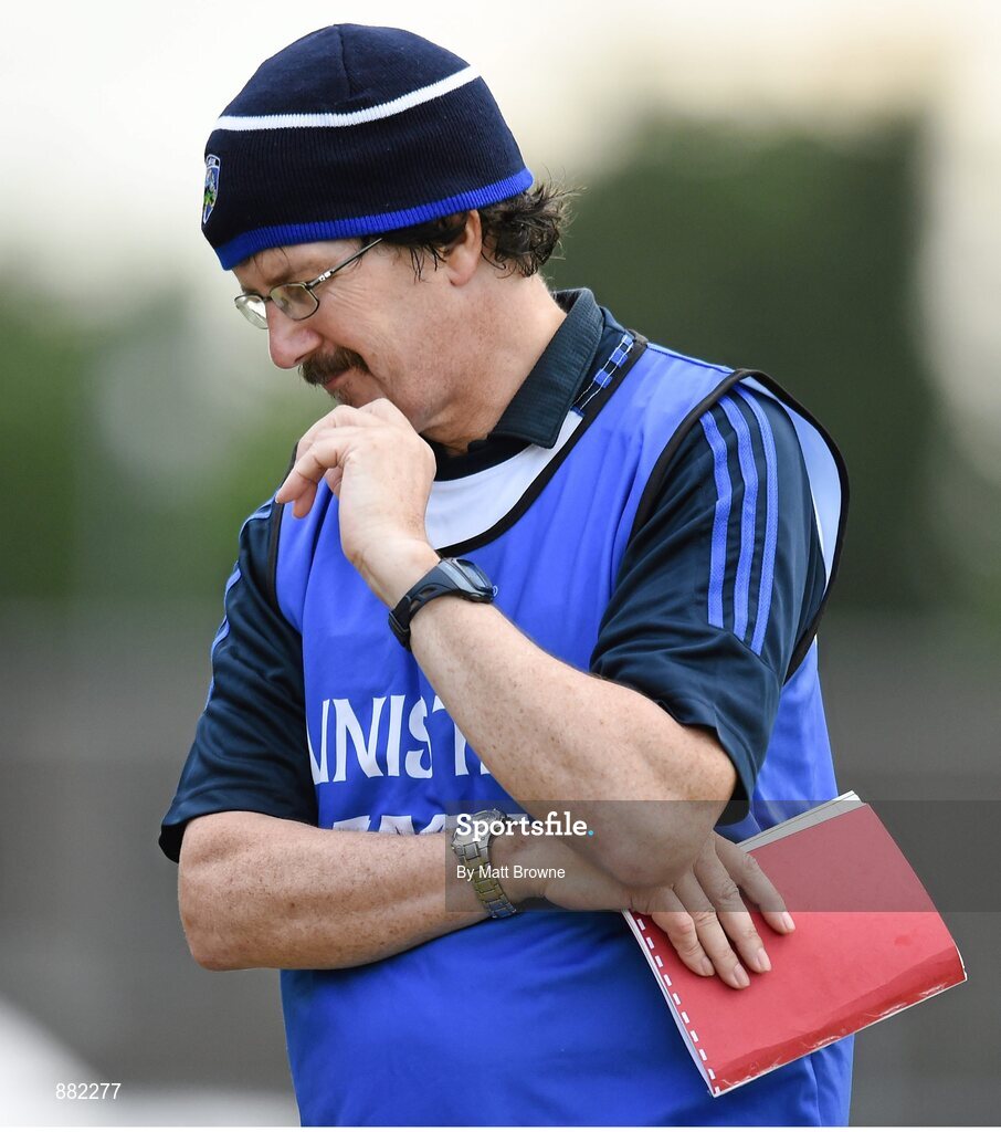 28 June 2014; Laois manager Seamus Plunkett after the final whistle. GAA Hurling All-Ireland Senior Championship, Round 1, Waterford v Laois, Walsh Park, Waterford. Picture credit: Matt Browne / SPORTSFILE