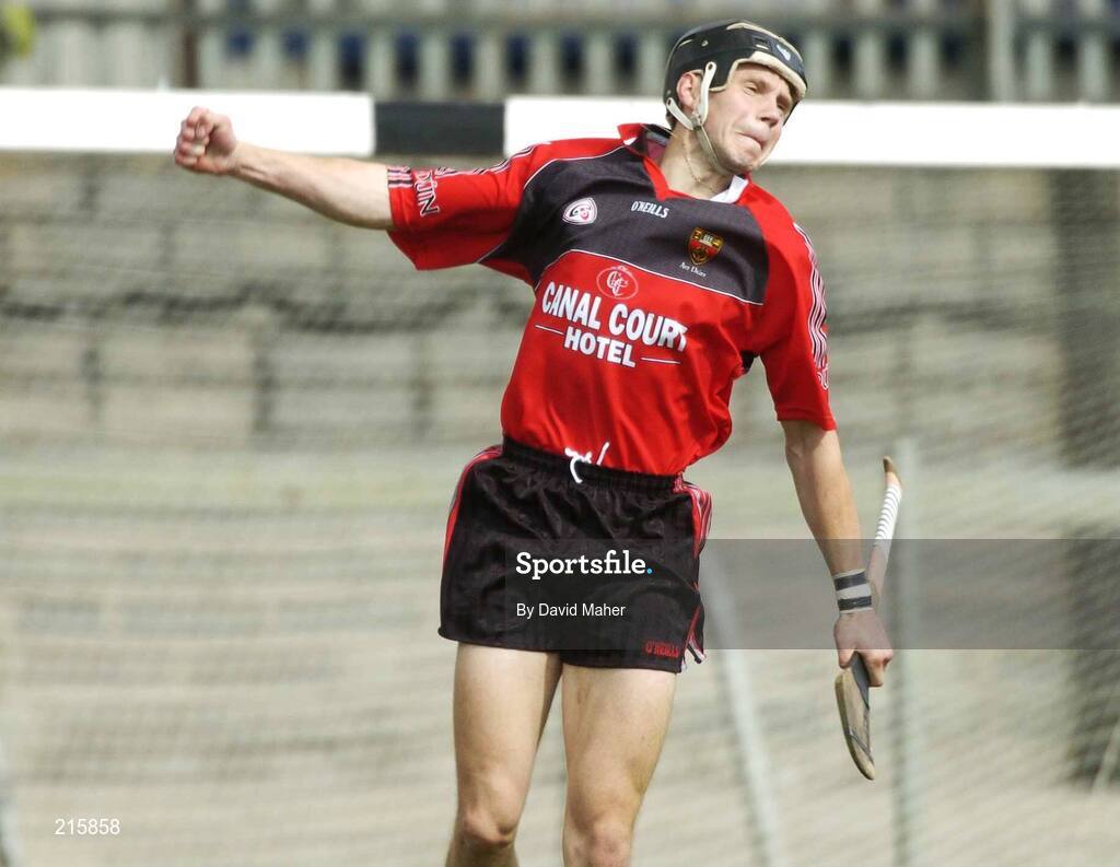23 July 2006; Paul Branniff, Down, celebrates after scoring his sides fourth goal. Christy Ring Cup Semi-Final, Down v Carlow, Cusack Park, Mullingar, Co. Westmeath. Picture credit: David Maher / SPORTSFILE