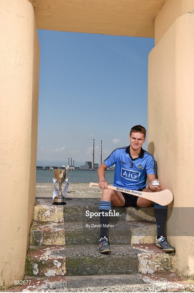 1 July 2014: Dublin’s Cian O’Callaghan at Dollymount Strand in Dublin today ahead of the Bord Gáis Energy GAA Hurling U-21 Leinster Championship Final at Parnell Park on Wednesday, July 9th at 7.30pm where Dublin will play Wexford. The match will be shown live on TG4 with fans able to vote for their man of the match using the #LaochBGE hashtag on Twitter. Picture credit: David Maher / SPORTSFILE