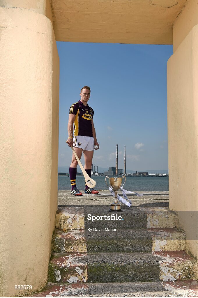 1 July 2014: Wexford’s Jack Guiney at Dollymount Strand in Dublin today ahead of the Bord Gáis Energy GAA Hurling U-21 Leinster Championship Final at Parnell Park on Wednesday, July 9th at 7.30pm where Dublin will play Wexford. The match will be shown live on TG4 with fans able to vote for their man of the match using the #LaochBGE hashtag on Twitter. Picture credit: David Maher / SPORTSFILE