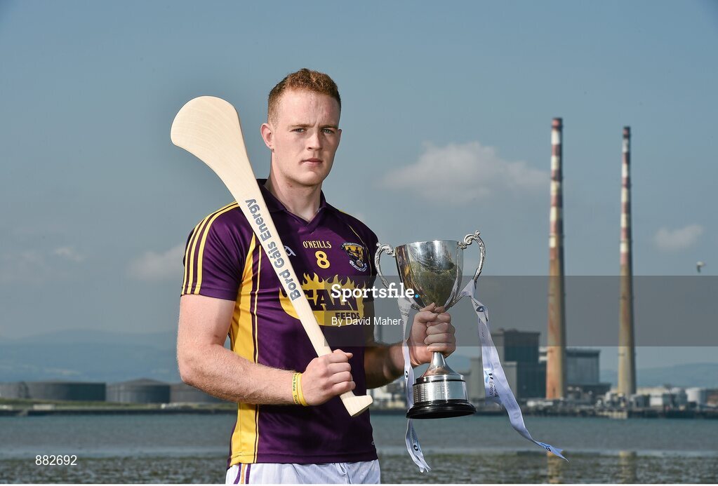 1 July 2014: Wexford’s Jack Guiney at Dollymount Strand in Dublin today ahead of the Bord Gáis Energy GAA Hurling U-21 Leinster Championship Final at Parnell Park on Wednesday, July 9th at 7.30pm where Dublin will play Wexford. The match will be shown live on TG4 with fans able to vote for their man of the match using the #LaochBGE hashtag on Twitter. Picture credit: David Maher / SPORTSFILE
