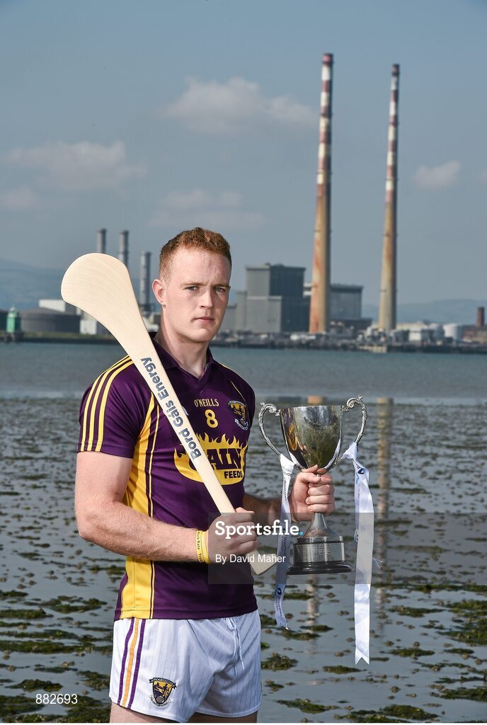 1 July 2014: Wexford’s Jack Guiney at Dollymount Strand in Dublin today ahead of the Bord Gáis Energy GAA Hurling U-21 Leinster Championship Final at Parnell Park on Wednesday, July 9th at 7.30pm where Dublin will play Wexford. The match will be shown live on TG4 with fans able to vote for their man of the match using the #LaochBGE hashtag on Twitter. Picture credit: David Maher / SPORTSFILE