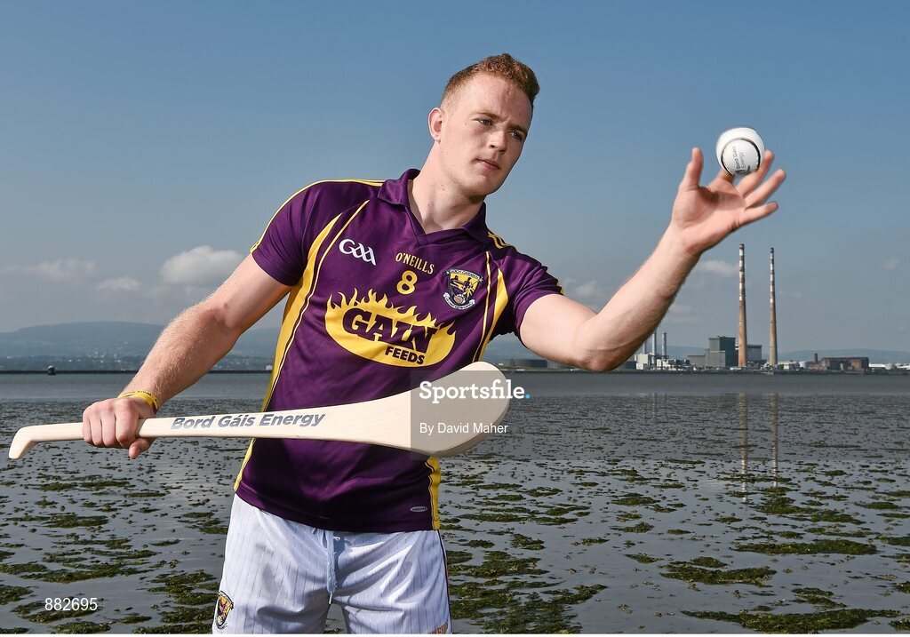 1 July 2014: Wexford’s Jack Guiney at Dollymount Strand in Dublin today ahead of the Bord Gáis Energy GAA Hurling U-21 Leinster Championship Final at Parnell Park on Wednesday, July 9th at 7.30pm where Dublin will play Wexford. The match will be shown live on TG4 with fans able to vote for their man of the match using the #LaochBGE hashtag on Twitter. Picture credit: David Maher / SPORTSFILE