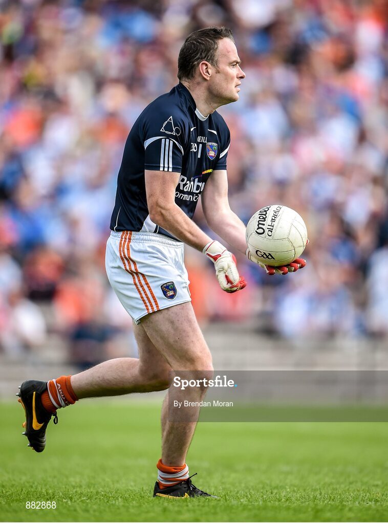 28 June 2014; Philip McEvoy, Armagh. Ulster GAA Football Senior Championship, Semi-Final, Armagh v Monaghan, St Tiernach's Park, Clones, Co. Monaghan. Picture credit: Brendan Moran / SPORTSFILE