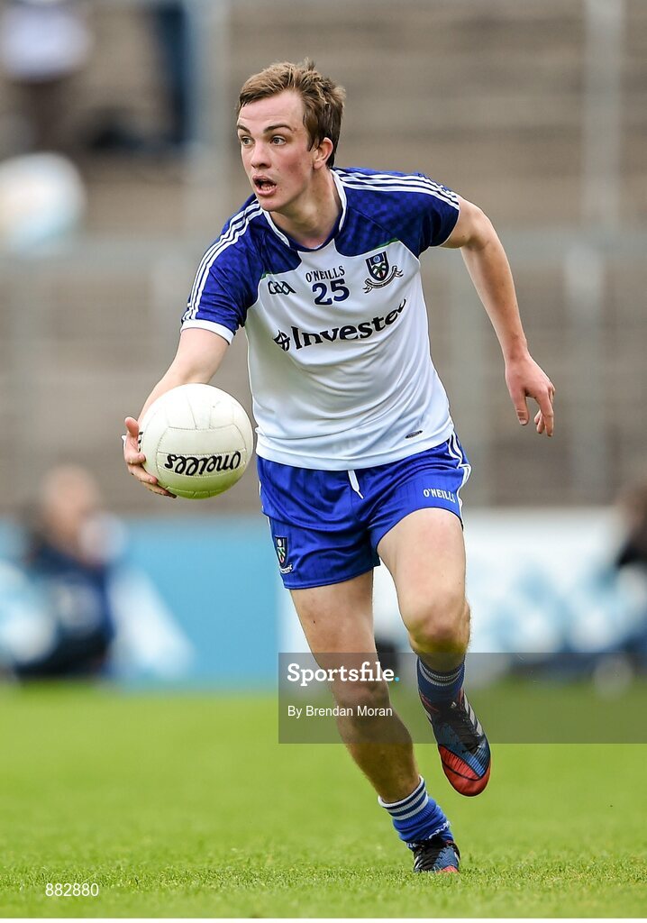 28 June 2014; Jack McCarron, Monaghan. Ulster GAA Football Senior Championship, Semi-Final, Armagh v Monaghan, St Tiernach's Park, Clones, Co. Monaghan. Picture credit: Brendan Moran / SPORTSFILE