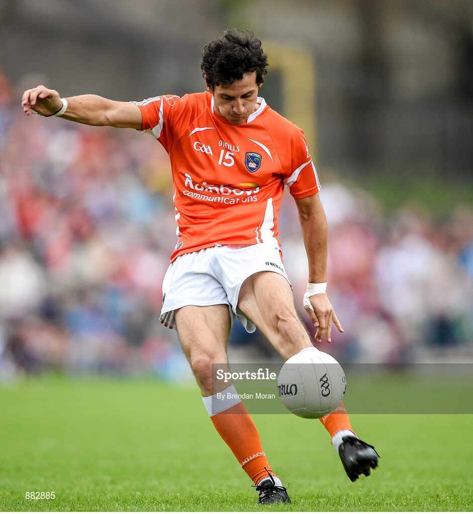 28 June 2014; Jamie Clarke, Armagh. Ulster GAA Football Senior Championship, Semi-Final, Armagh v Monaghan, St Tiernach's Park, Clones, Co. Monaghan. Picture credit: Brendan Moran / SPORTSFILE