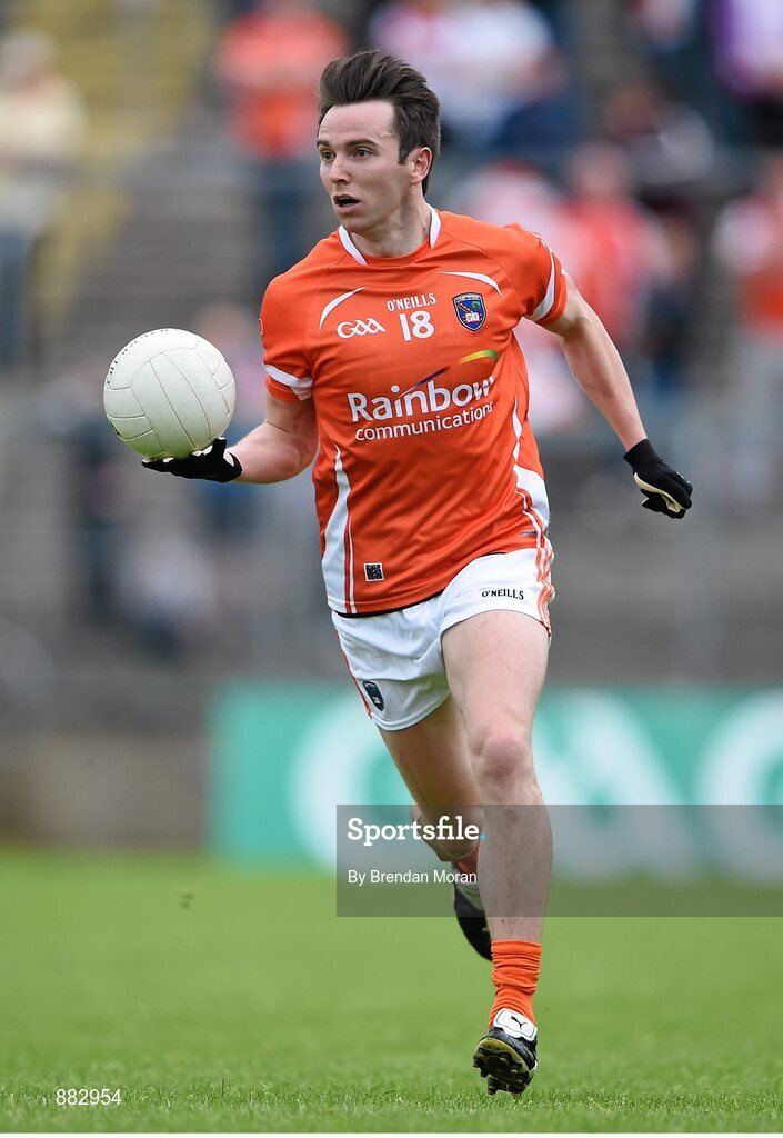 28 June 2014; Tony Kernan, Armagh. Ulster GAA Football Senior Championship, Semi-Final, Armagh v Monaghan, St Tiernach's Park, Clones, Co. Monaghan. Picture credit: Brendan Moran / SPORTSFILE