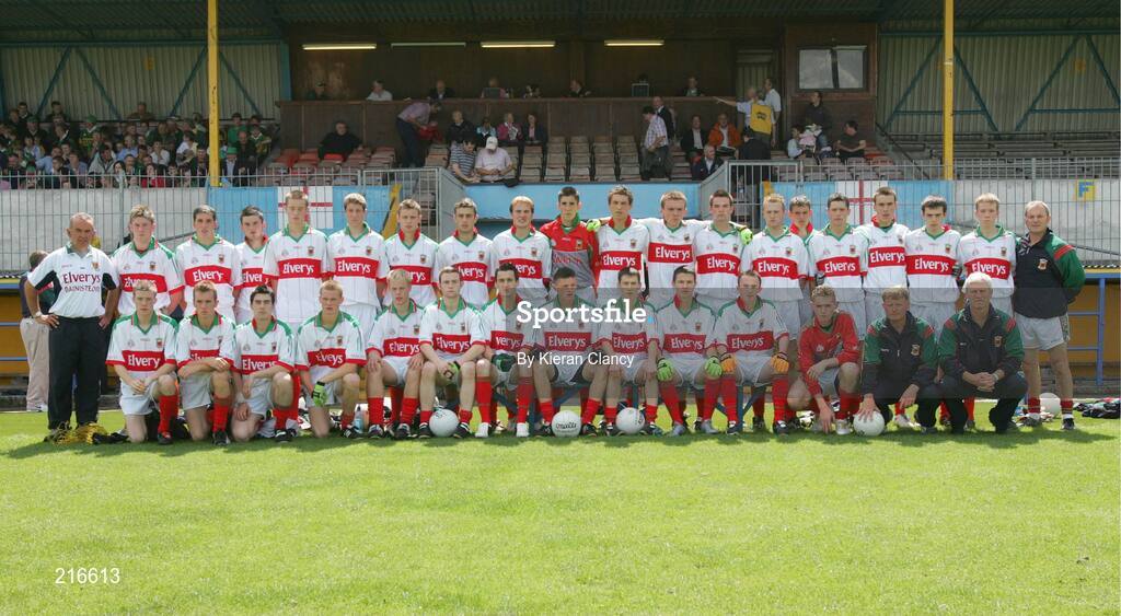 30 July 2006; Mayo squad. ESB All-Ireland Minor Football Championship Quarter-Final, Kerry v Mayo, Cusack Park, Ennis, Co. Clare. Picture credit; Kieran Clancy / SPORTSFILE