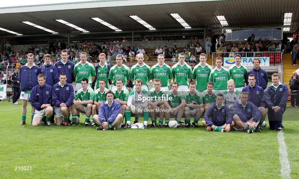 30 July 2006; The Fermanagh squad. Bank of Ireland All-Ireland Senior Football Championship Qualifier, Round 4, Fermanagh v Donegal, Brewster Park, Enniskillen, Co. Fermanagh. Picture credit; Oliver McVeigh / SPORTSFILE