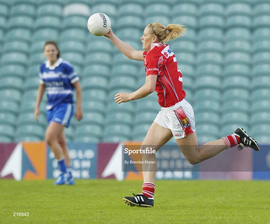 29 July 2006; Angela Walsh, Cork. TG4 Ladies Munster Senior Football Final, Cork v Waterford, Gaelic Grounds, Limerick. Picture credit; Brendan Moran / SPORTSFILE