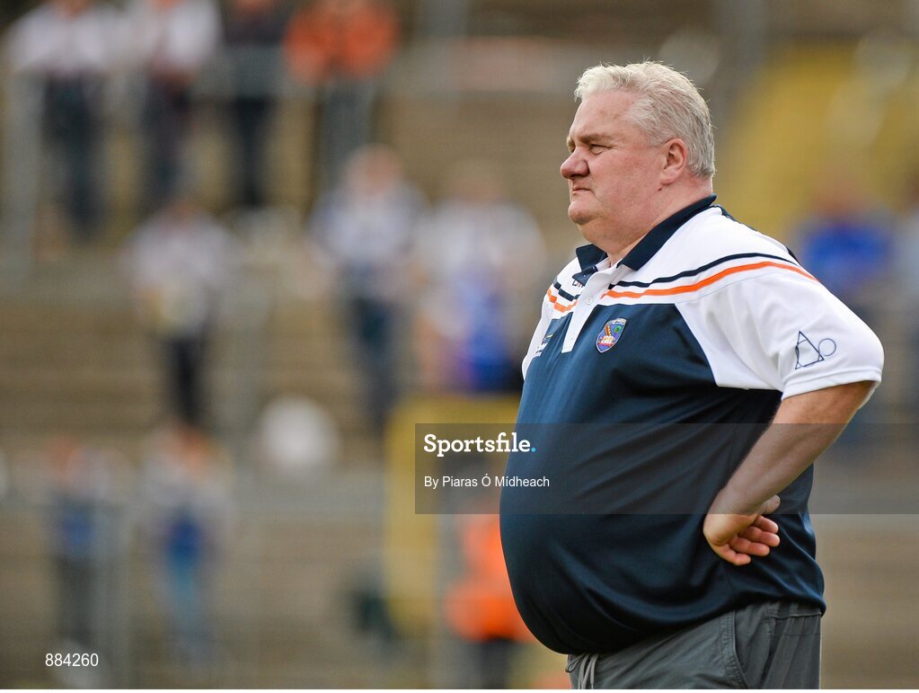 6 July 2014; Armagh manager Paul Grimley. Ulster GAA Football Senior Championship, Semi-Final Replay, Armagh v Monaghan, St Tiernach's Park, Clones, Co. Monaghan. Picture credit: Piaras Ó Mídheach / SPORTSFILE