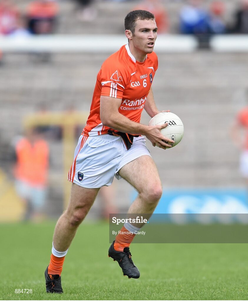 6 July 2014; Brendan Donaghy, Armagh. Ulster GAA Football Senior Championship, Semi-Final Replay, Armagh v Monaghan, St Tiernach's Park, Clones, Co. Monaghan. Picture credit: Ramsey Cardy / SPORTSFILE