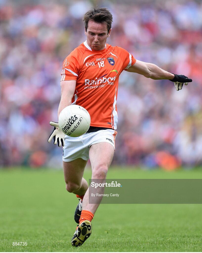 6 July 2014; Tony Kernan, Armagh. Ulster GAA Football Senior Championship, Semi-Final Replay, Armagh v Monaghan, St Tiernach's Park, Clones, Co. Monaghan. Picture credit: Ramsey Cardy / SPORTSFILE