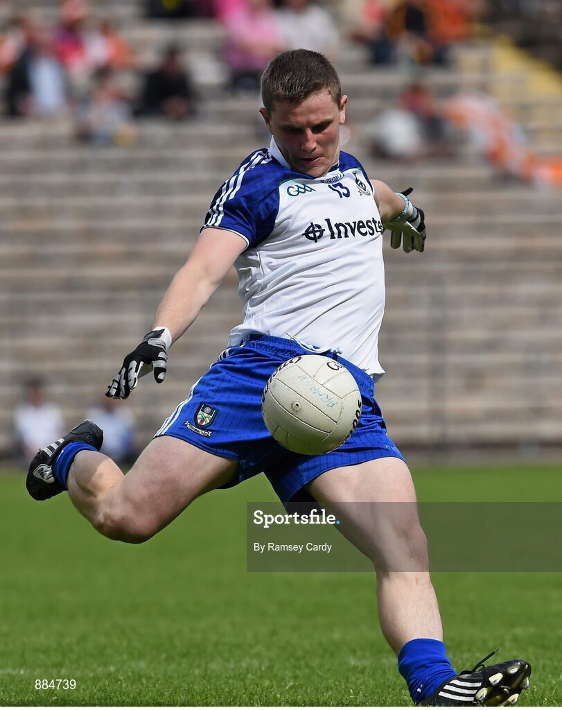 6 July 2014; Dermot Malone, Monaghan. Ulster GAA Football Senior Championship, Semi-Final Replay, Armagh v Monaghan, St Tiernach's Park, Clones, Co. Monaghan. Picture credit: Ramsey Cardy / SPORTSFILE