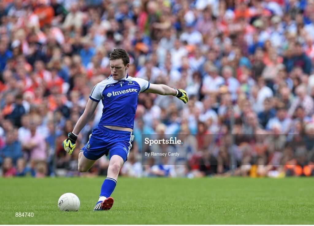 6 July 2014; Rory Beggan, Monaghan. Ulster GAA Football Senior Championship, Semi-Final Replay, Armagh v Monaghan, St Tiernach's Park, Clones, Co. Monaghan. Picture credit: Ramsey Cardy / SPORTSFILE