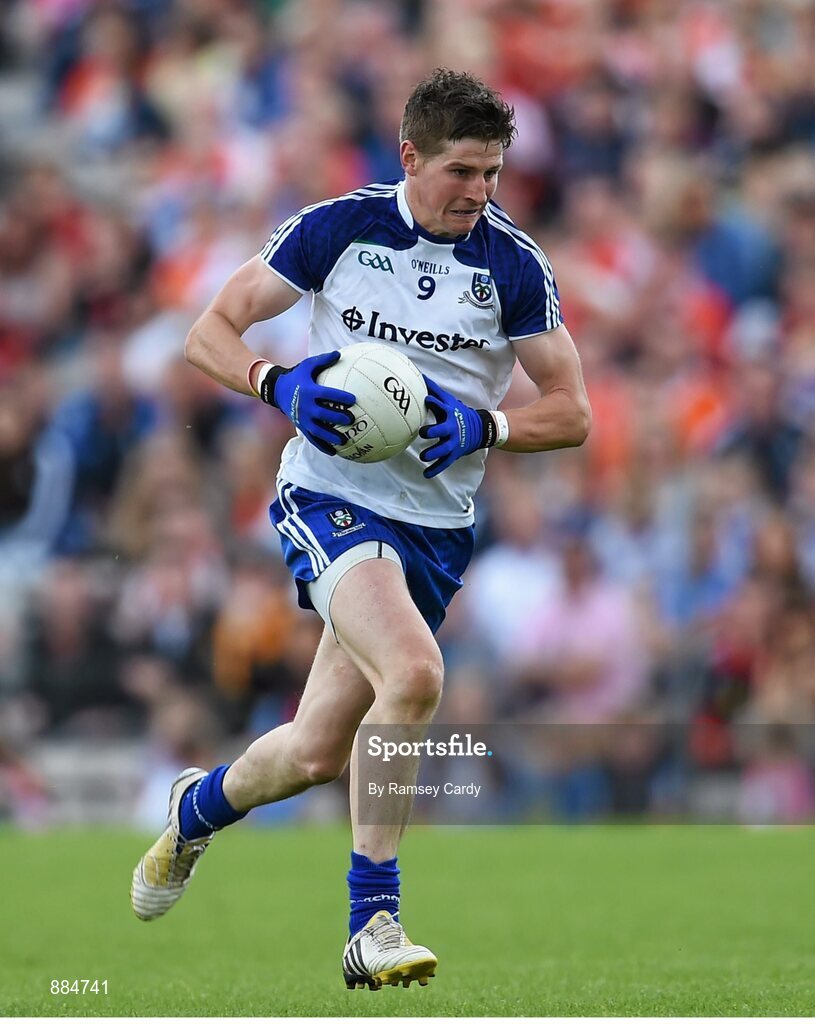 6 July 2014; Darren Hughes, Monaghan. Ulster GAA Football Senior Championship, Semi-Final Replay, Armagh v Monaghan, St Tiernach's Park, Clones, Co. Monaghan. Picture credit: Ramsey Cardy / SPORTSFILE